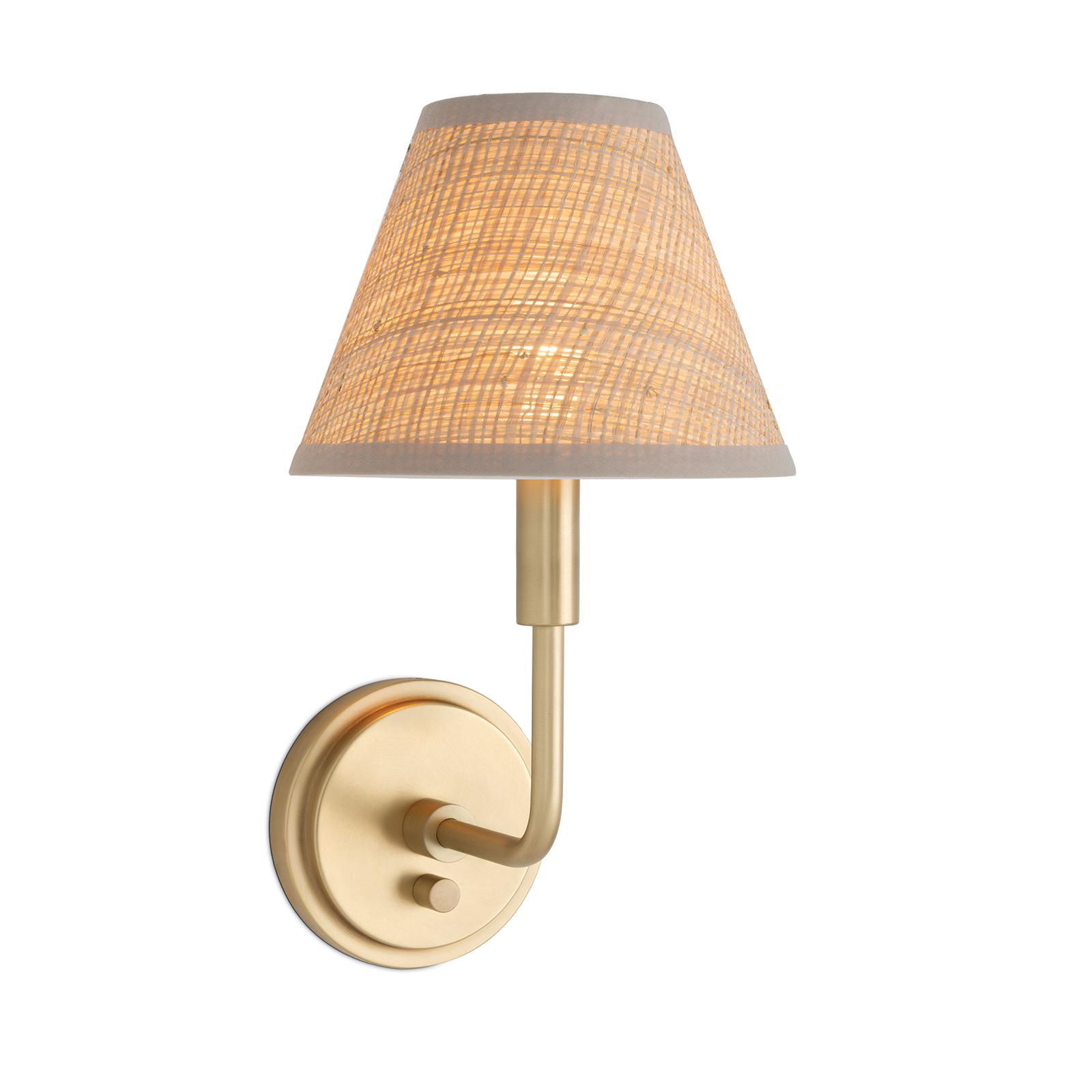 Polly Sconce Single (Rattan Shade) | Regina Andrew Detroit